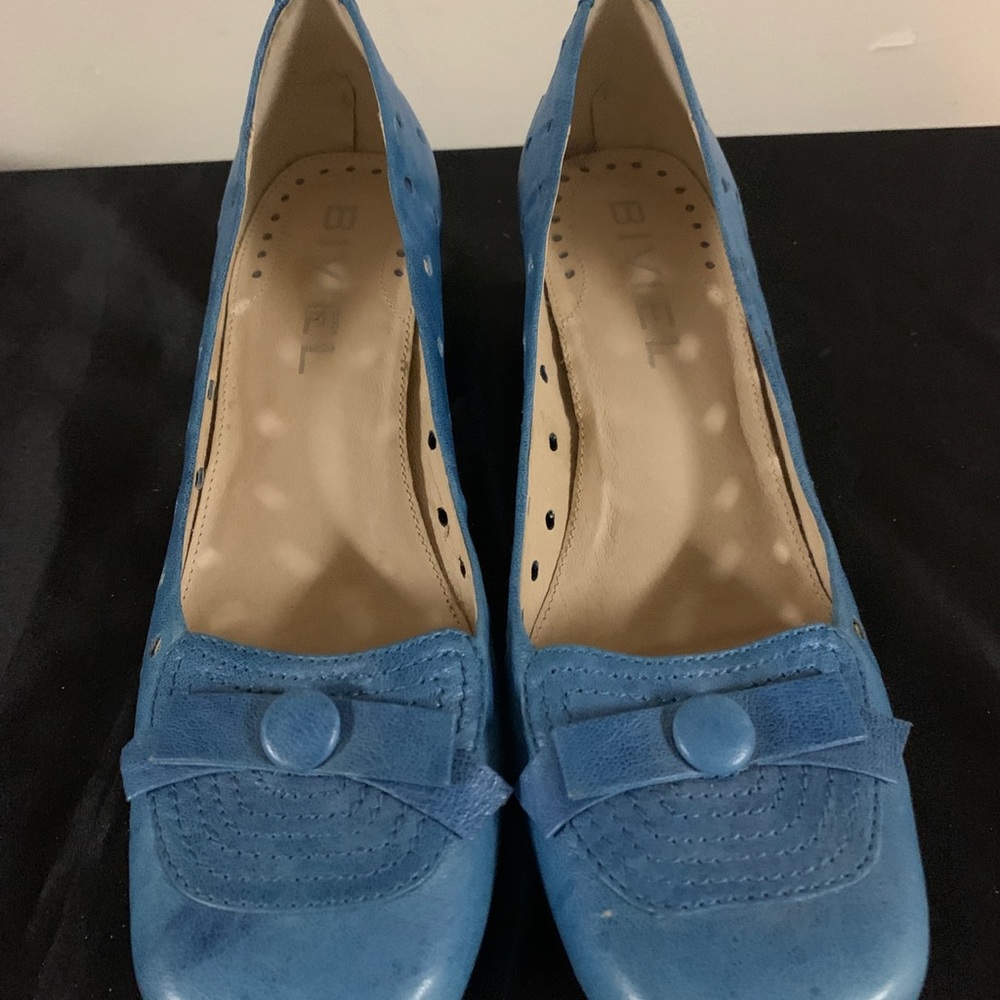 Anthropologie Beviel Chunky Heal Size 9.5